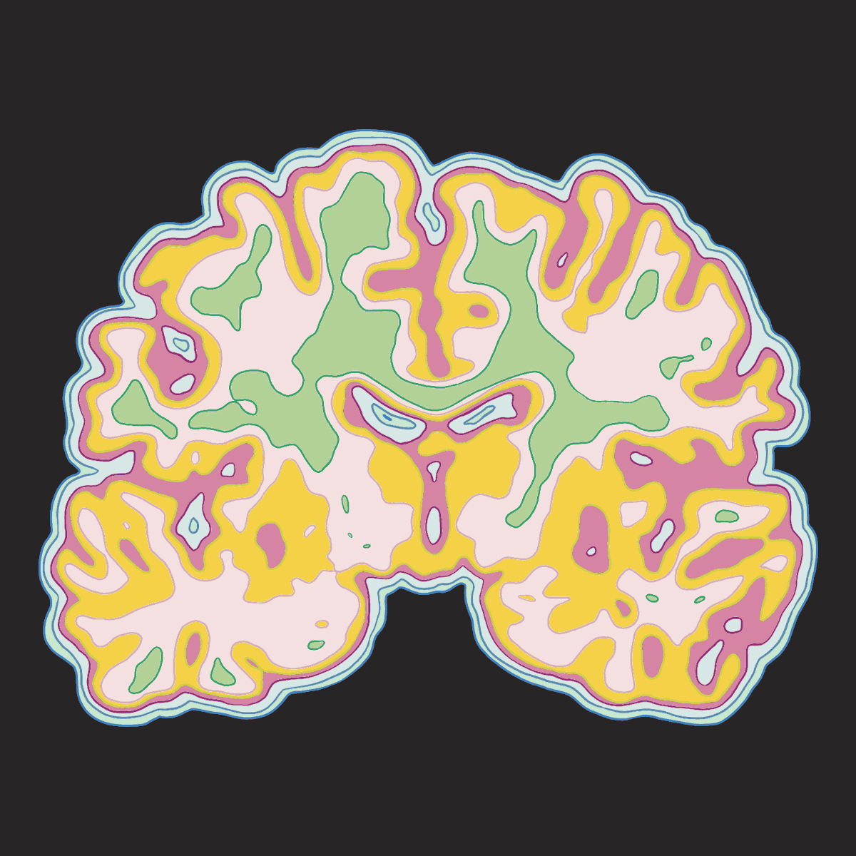 Brain Scan Illustration Gif